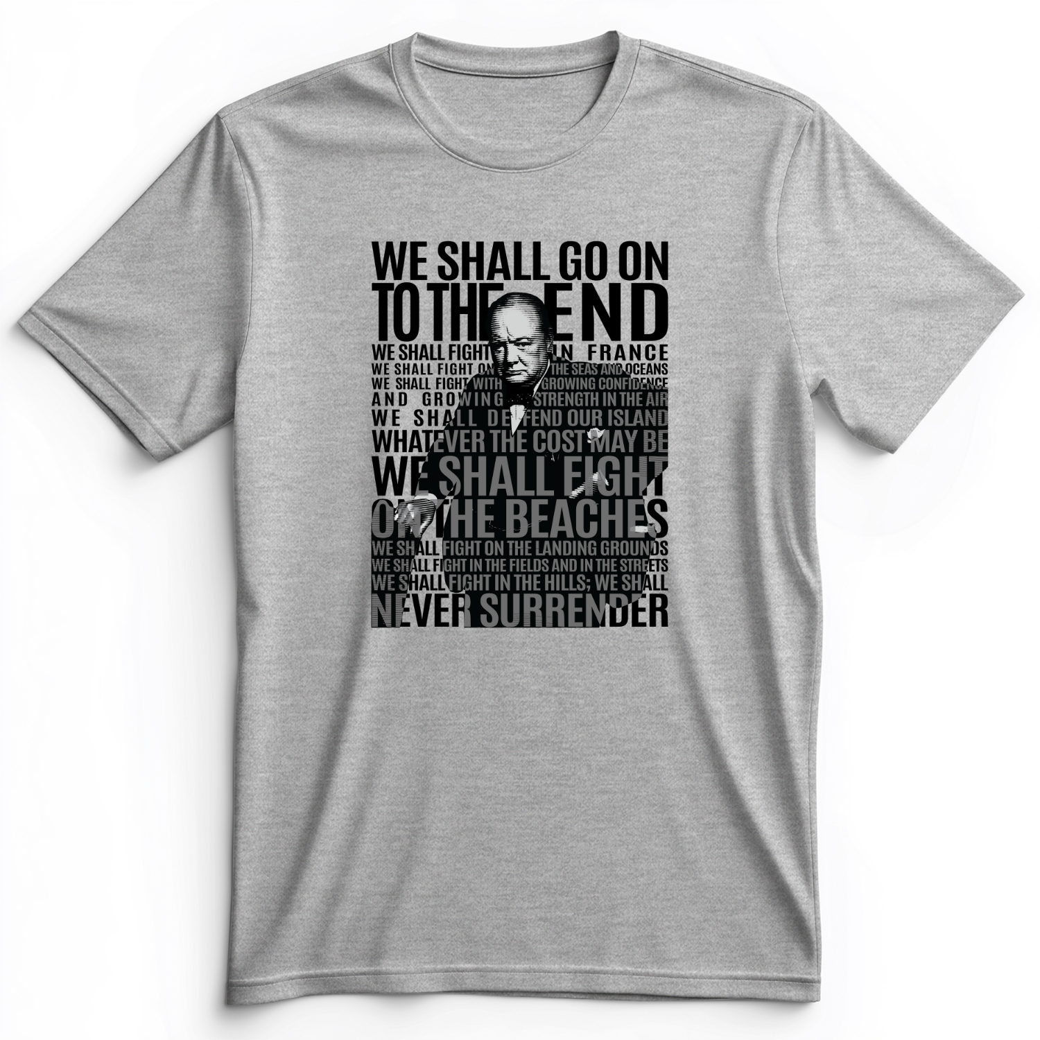 Fight On The Seas And Beaches Premium Tee Athletic Heather / S