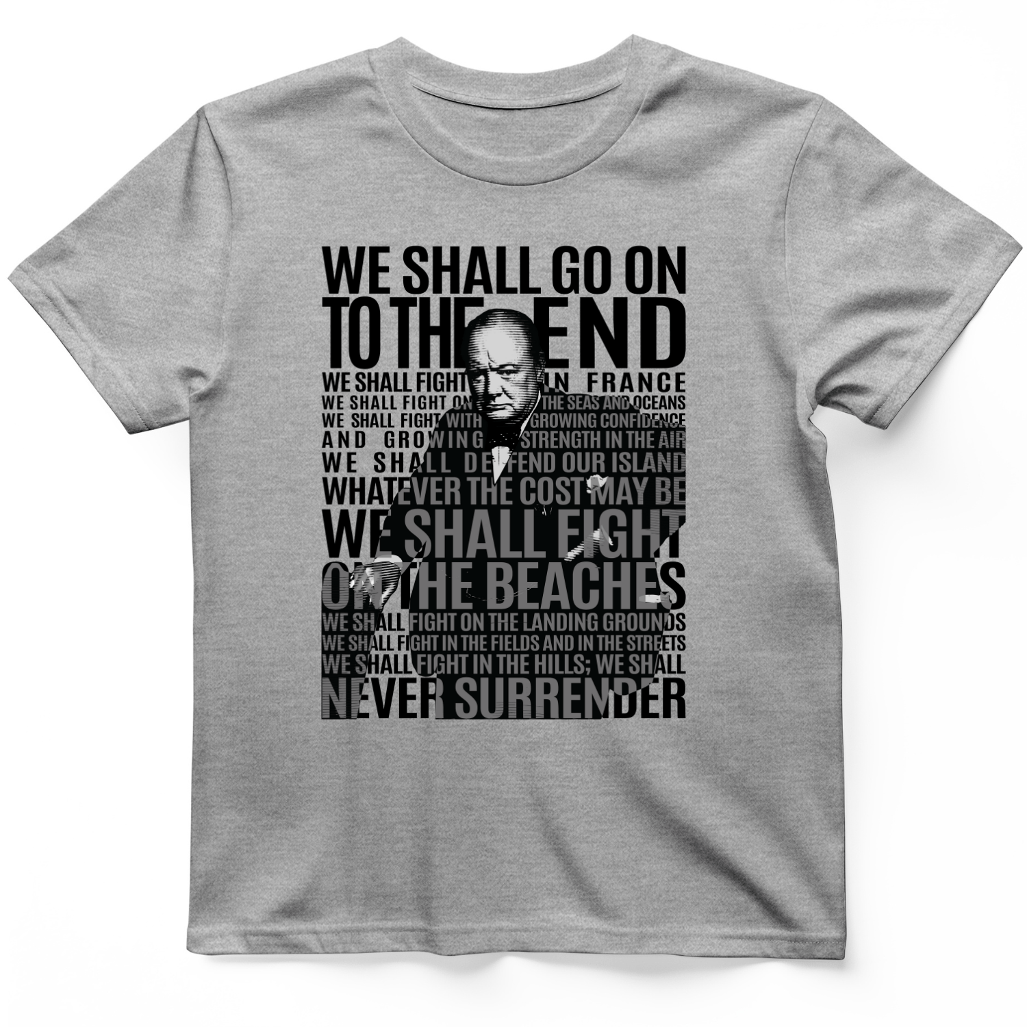 Fight On The Seas And Beaches T-Shirt Sport Grey / S