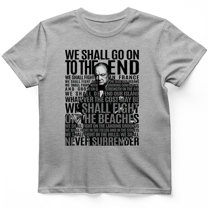 Fight On The Seas And Beaches T-Shirt Sport Grey / S