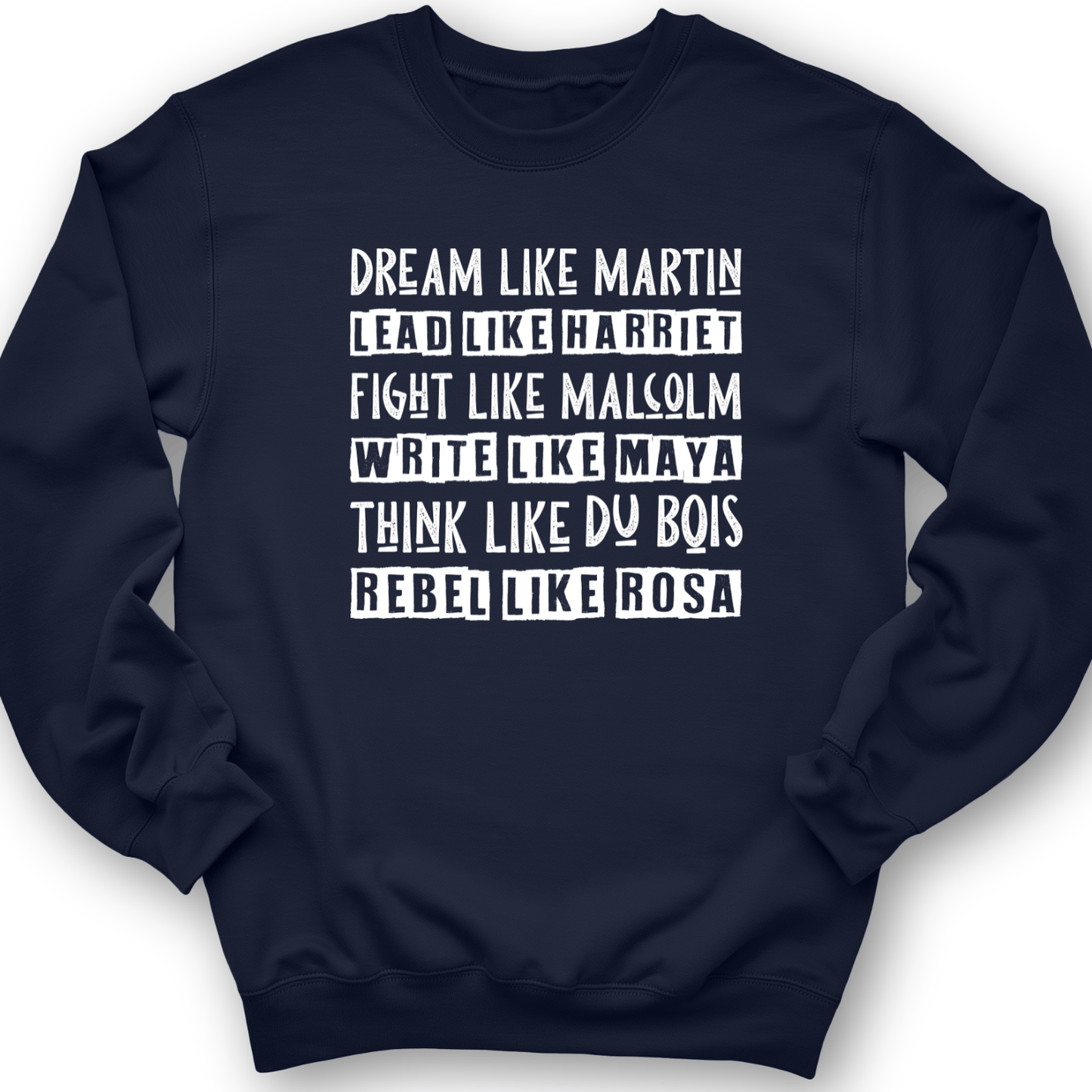 Fight Think Rebel Crewneck Navy / S