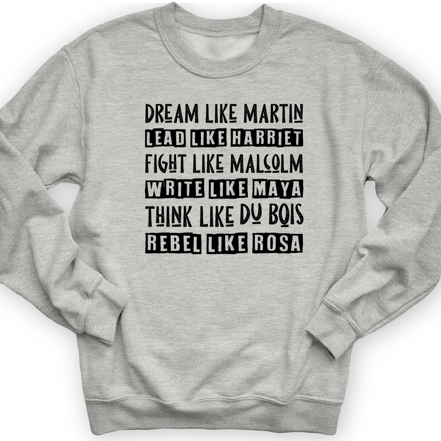 Fight Think Rebel Crewneck Sport Grey / S