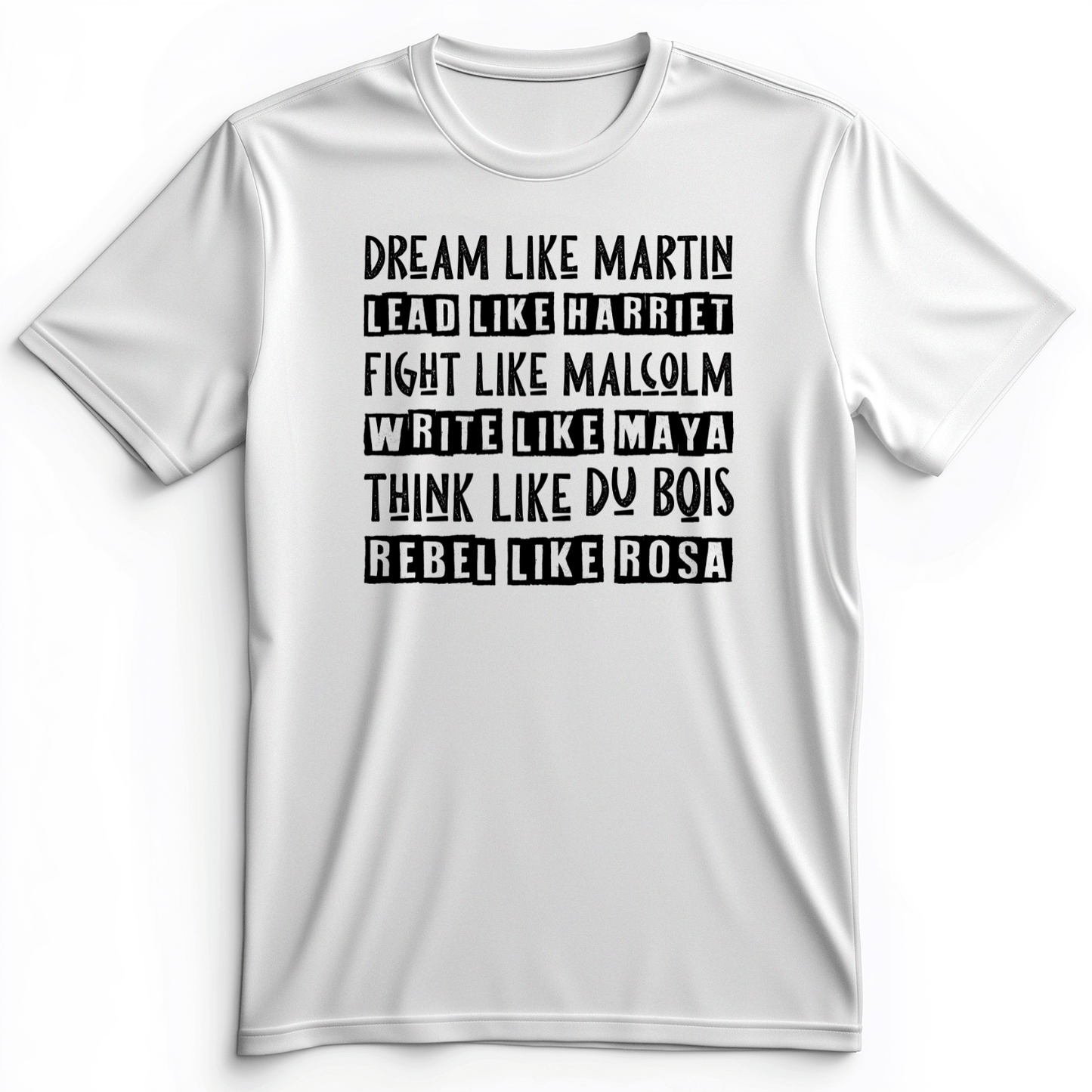 Fight Think Rebel Premium Tee White / S