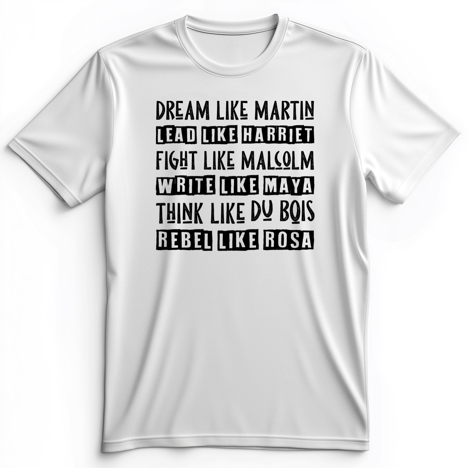 Fight Think Rebel Premium Tee White / S