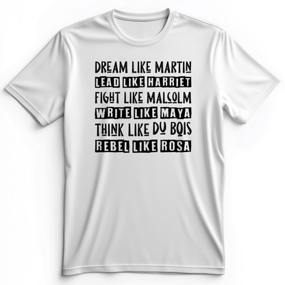 Fight Think Rebel Premium Tee White / S