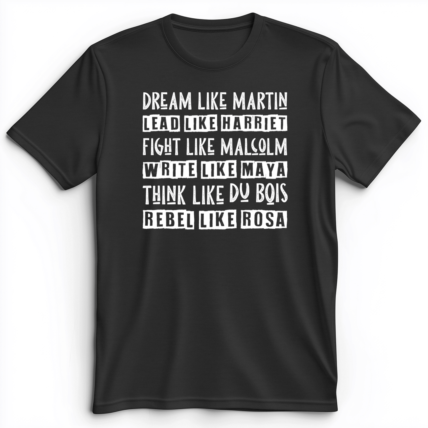 Fight Think Rebel Premium Tee Dark Grey Heather / S