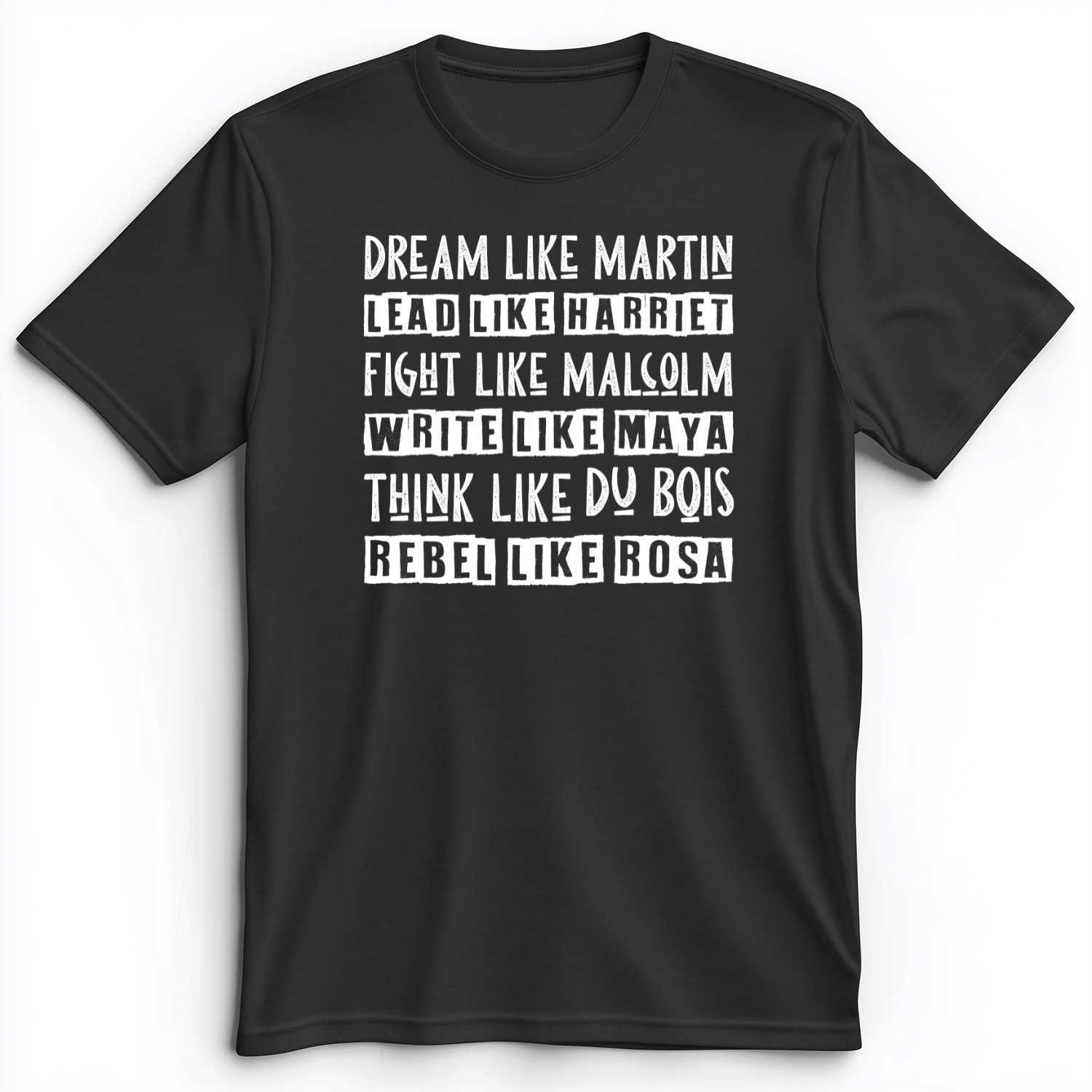 Fight Think Rebel Premium Tee Dark Grey Heather / S