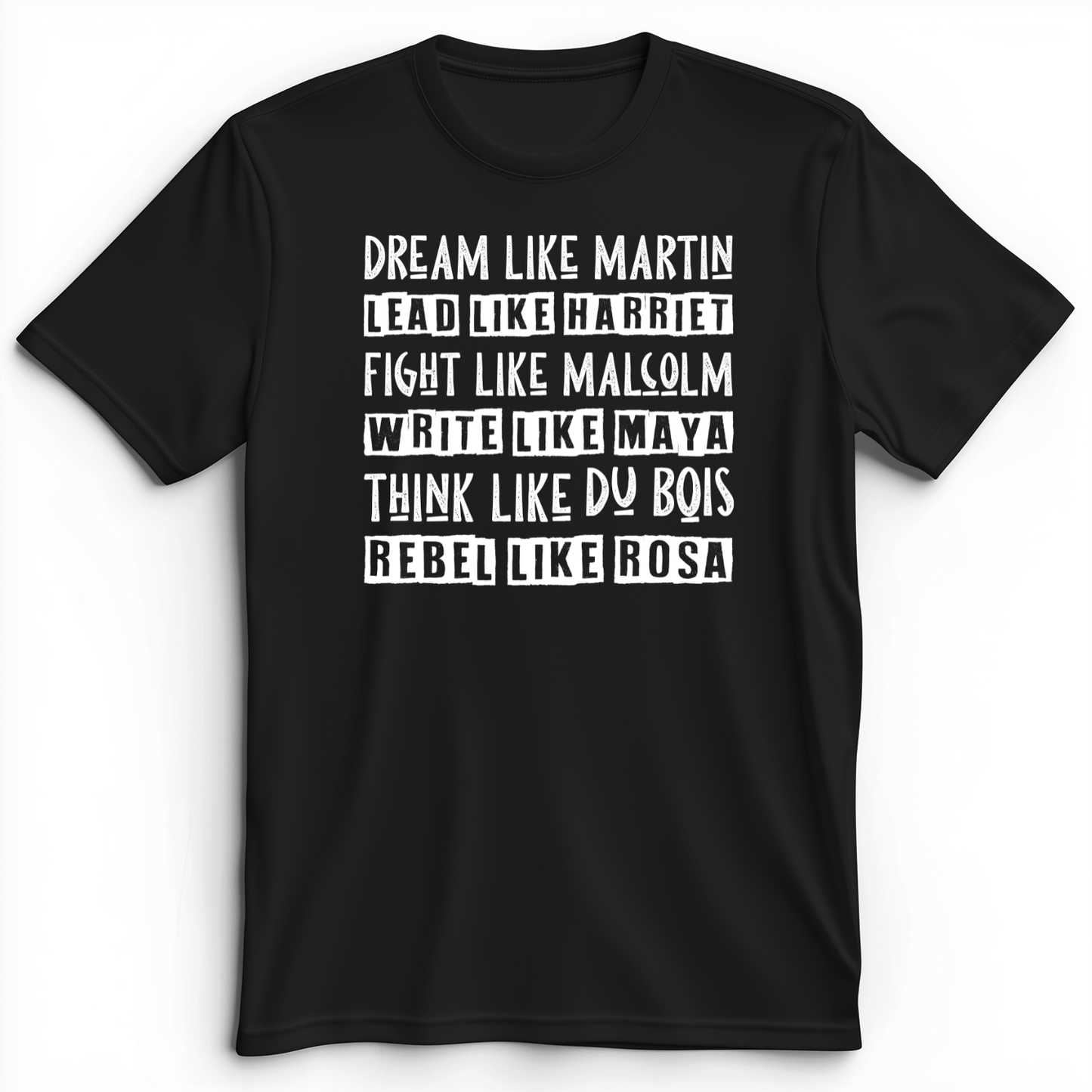 Fight Think Rebel Premium Tee Black / S