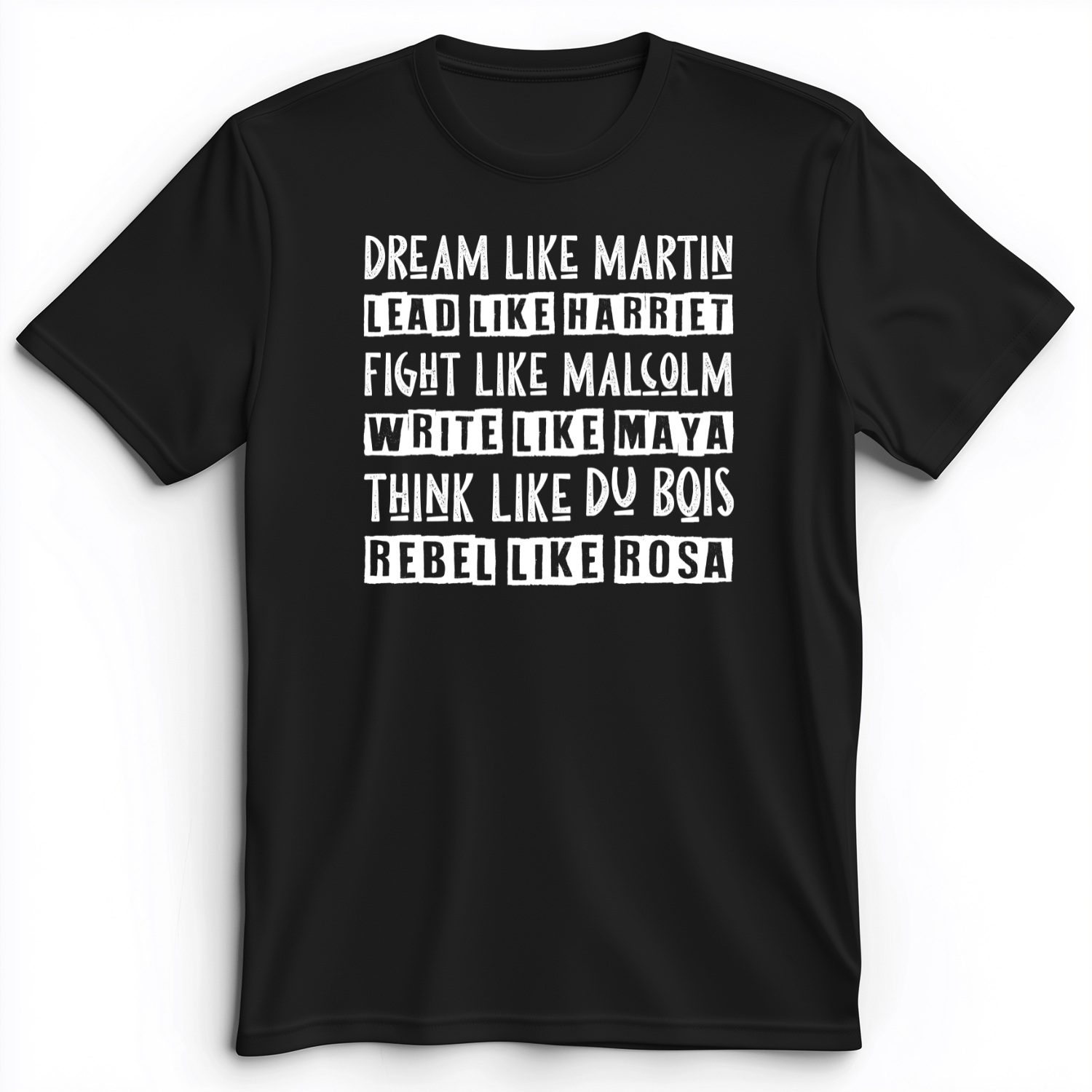 Fight Think Rebel Premium Tee Black / S