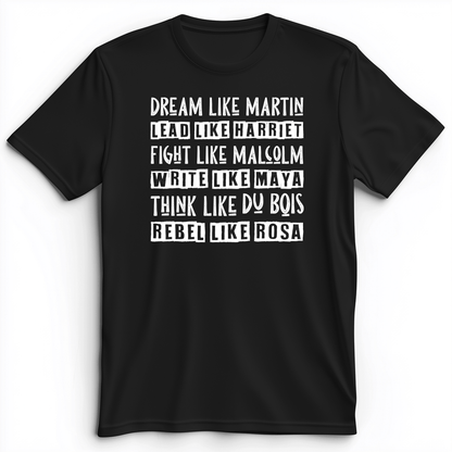 Fight Think Rebel Premium Tee Black / S