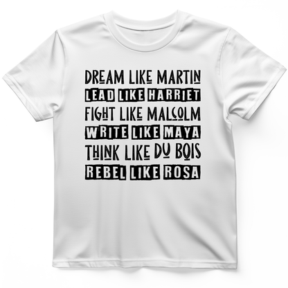 Fight Think Rebel T-Shirt White / S