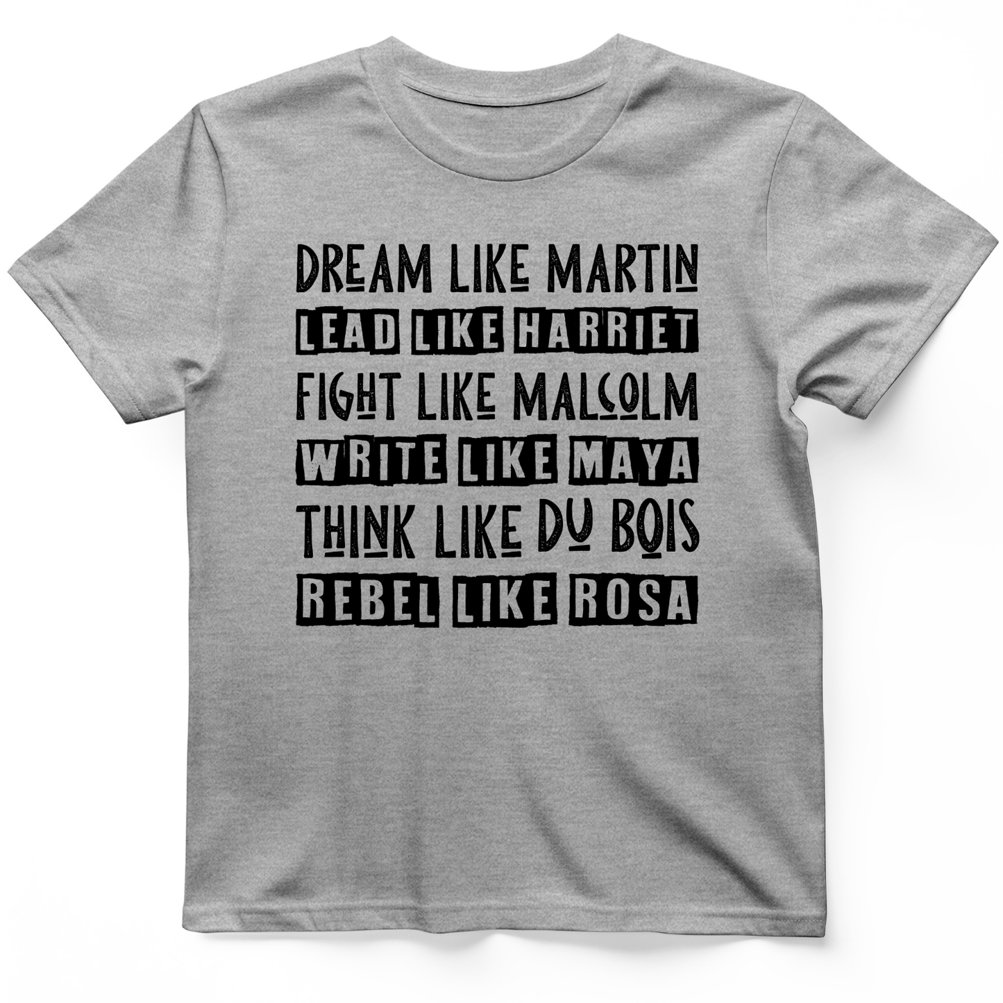 Fight Think Rebel T-Shirt Sport Grey / S