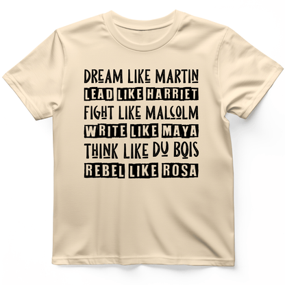 Fight Think Rebel T-Shirt Natural / S