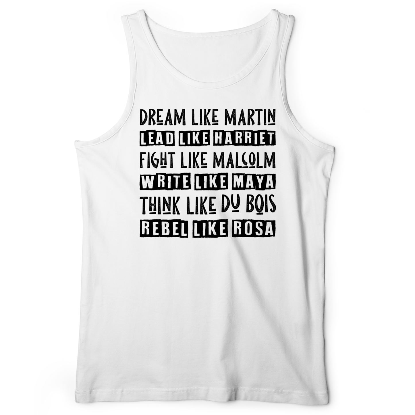 Fight Think Rebel Tank White / XS