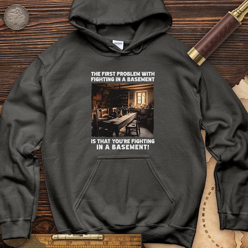 Fighting in a Basement Hoodie