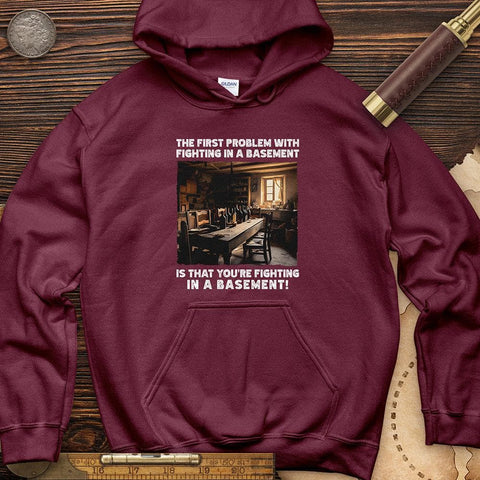 Fighting in a Basement Hoodie