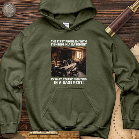 Fighting in a Basement Hoodie