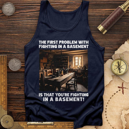 Fighting in a Basement Tank Navy / XS