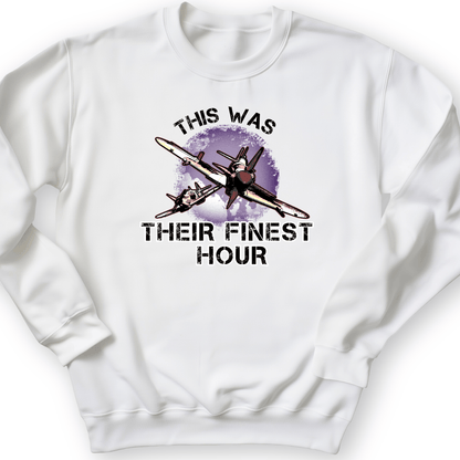 Finest Hour Crewneck White / S