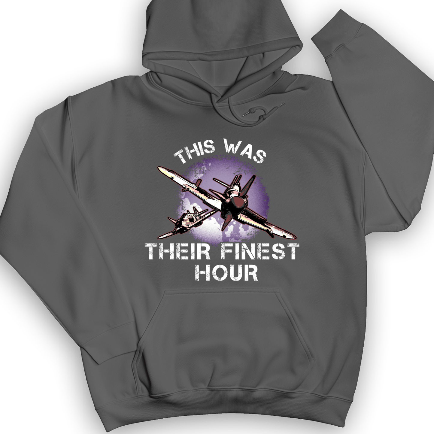 Finest Hour Hoodie Charcoal / S