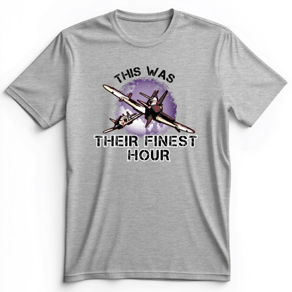 Finest Hour Premium Tee Athletic Heather / S