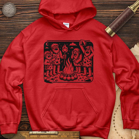 Fire Pic Hoodie Red / S