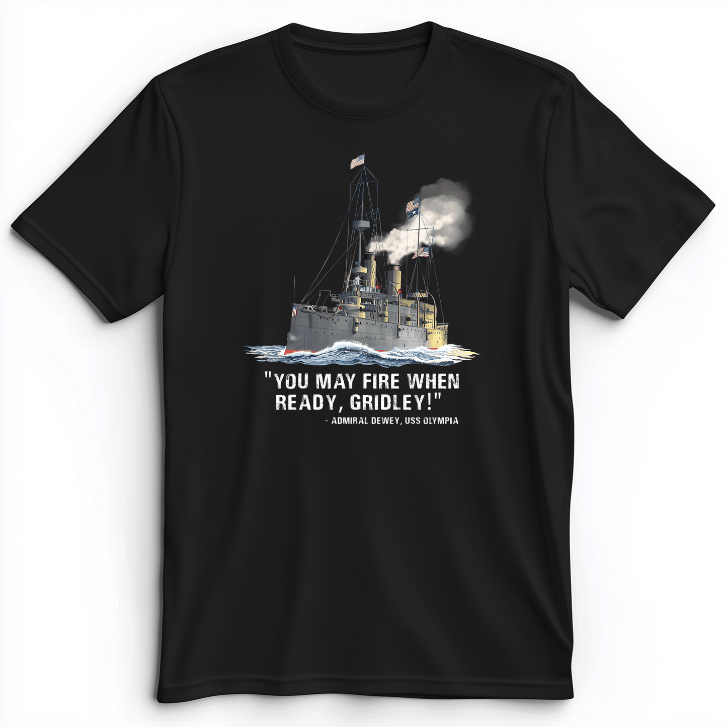 Fire When Ready Premium Tee Black / S