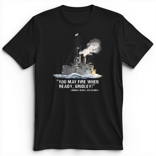 Fire When Ready Premium Tee Black / S