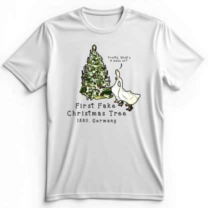 First Fake Christmas Tree Premium Tee White / S