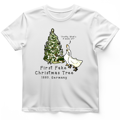 First Fake Christmas Tree T-Shirt White / S