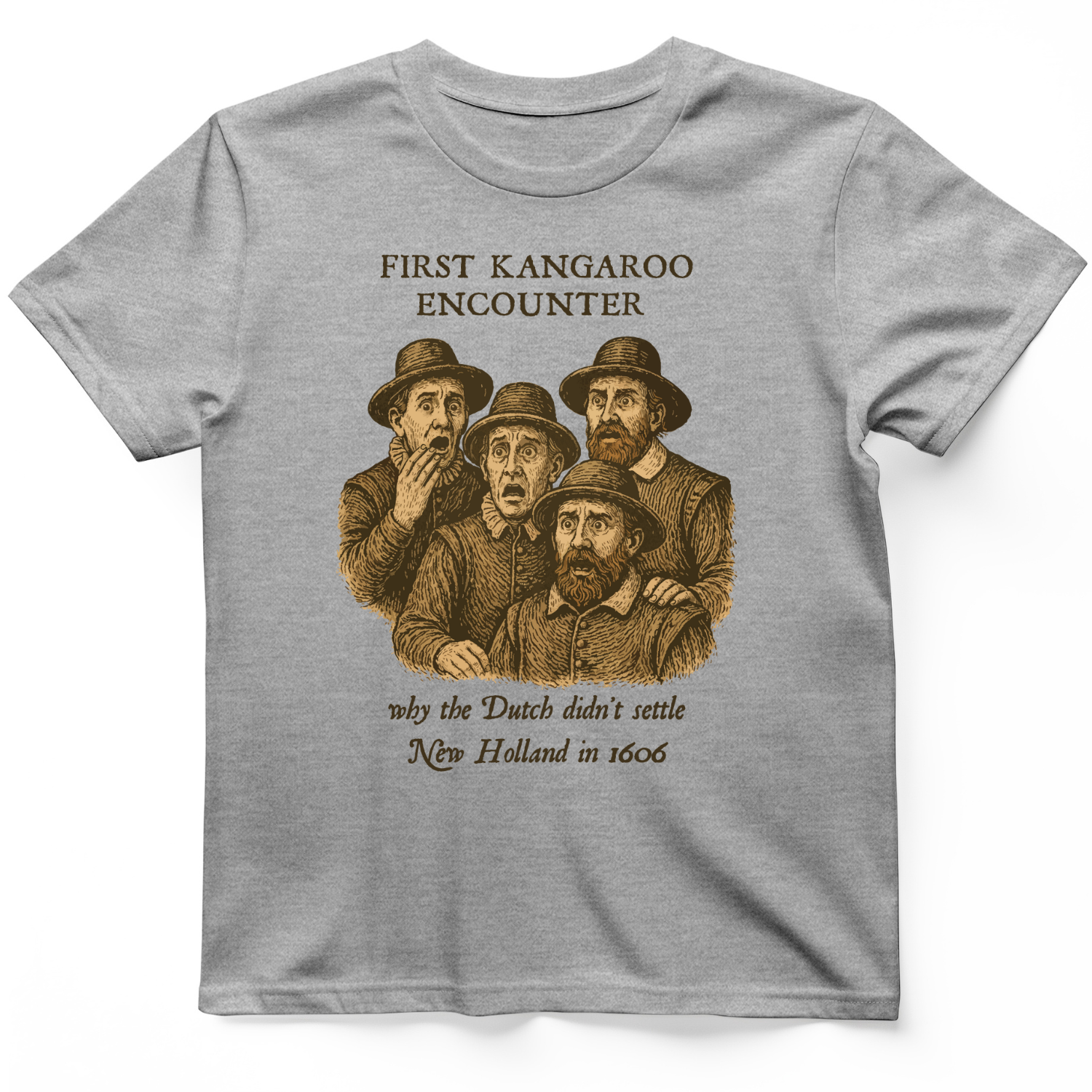 First Kangaroo Encounter T-Shirt Sport Grey / S