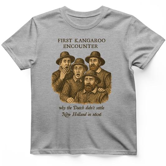 First Kangaroo Encounter T-Shirt Sport Grey / S