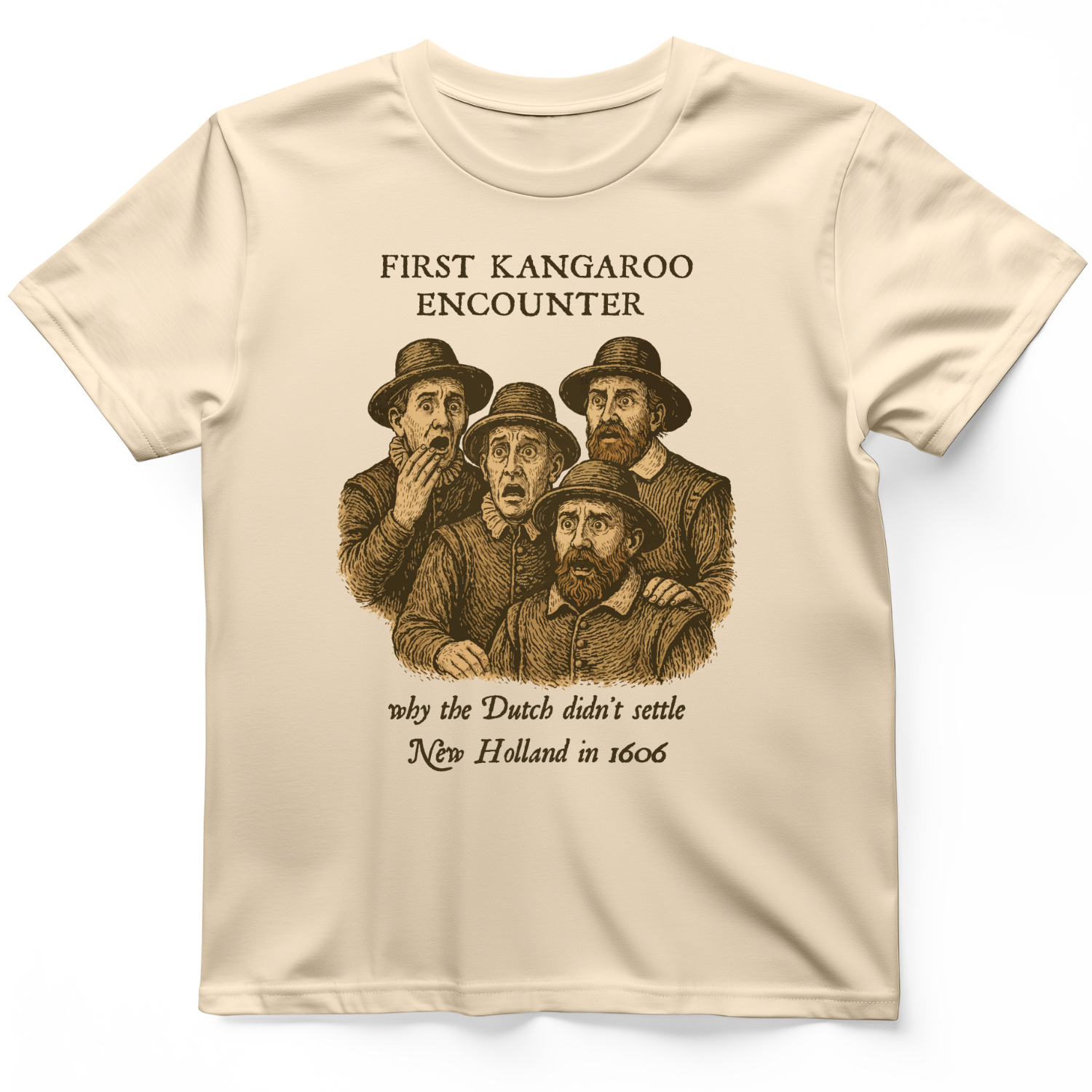 First Kangaroo Encounter T-Shirt Natural / S