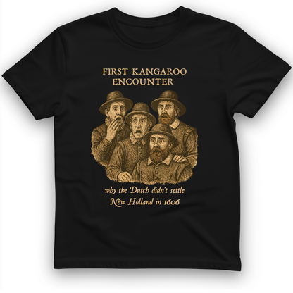 First Kangaroo Encounter T-Shirt Black / S