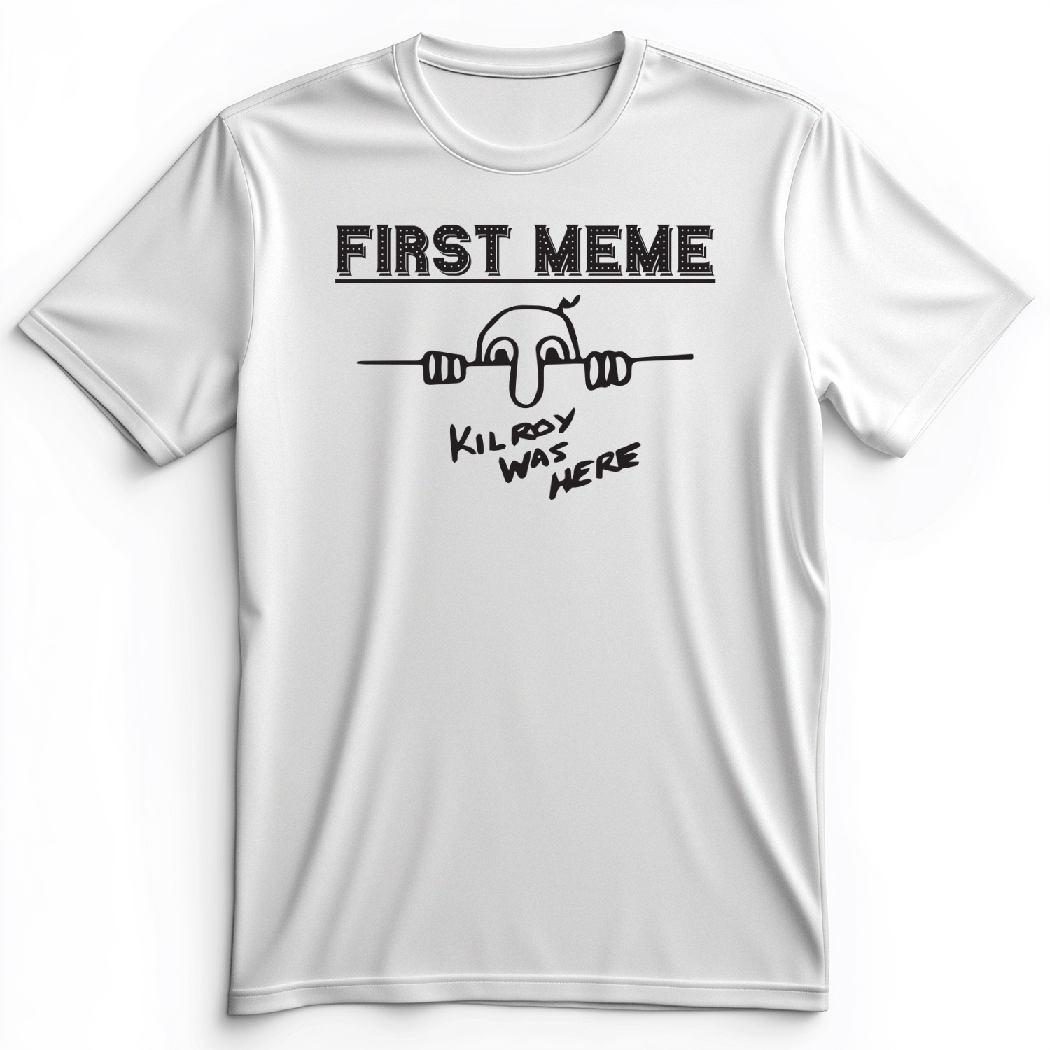 First Meme Premium Tee White / S