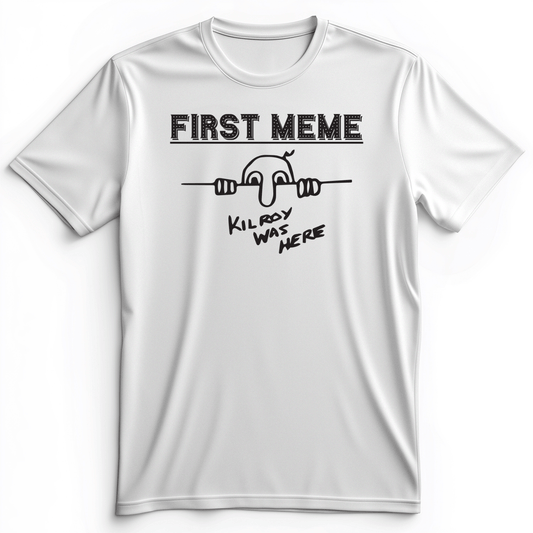 First Meme Premium Tee White / S