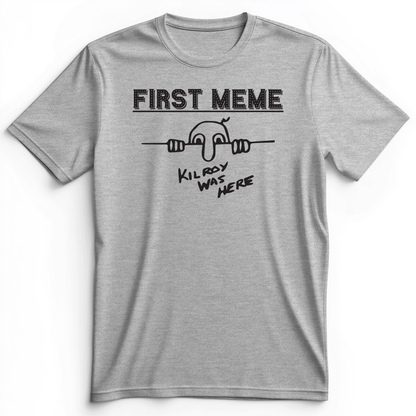 First Meme Premium Tee Athletic Heather / S