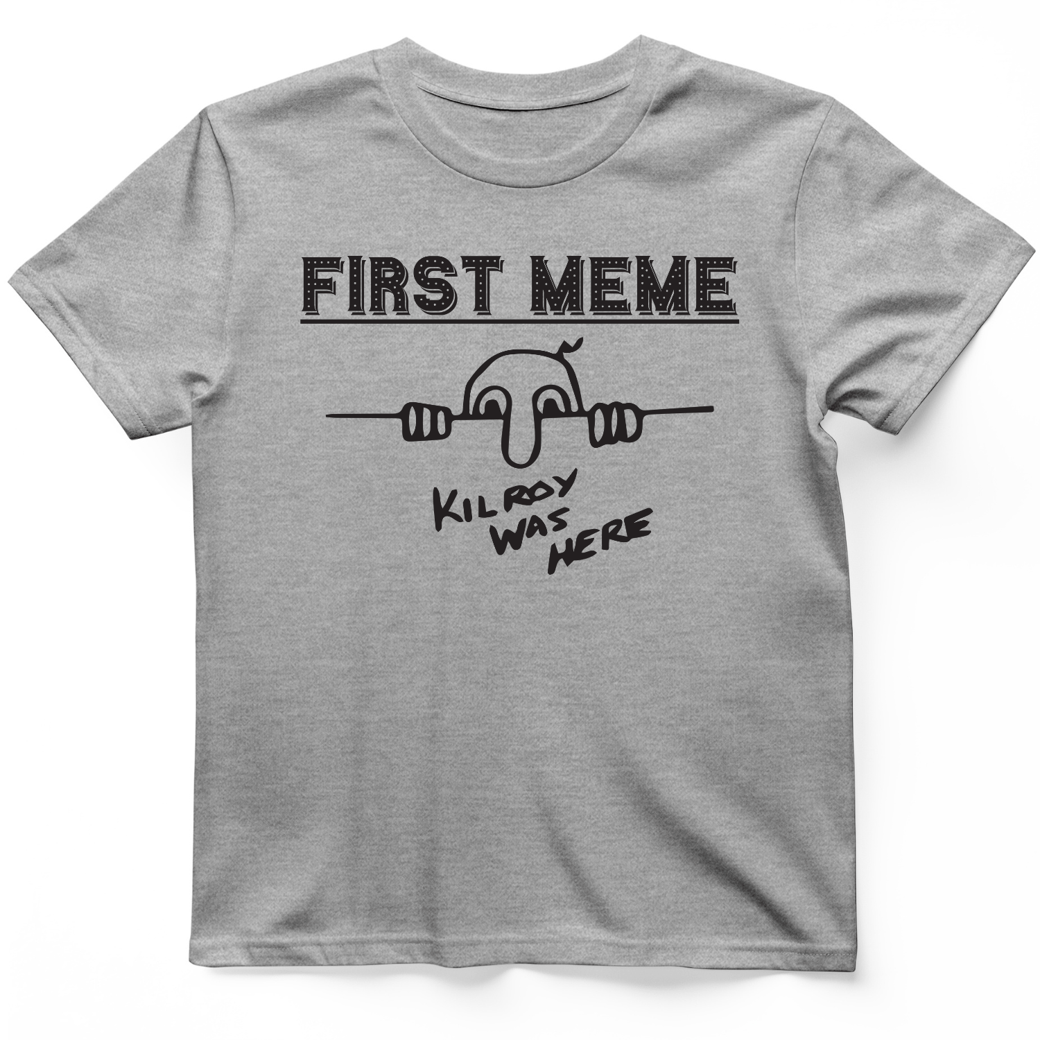 First Meme T-Shirt Sport Grey / S