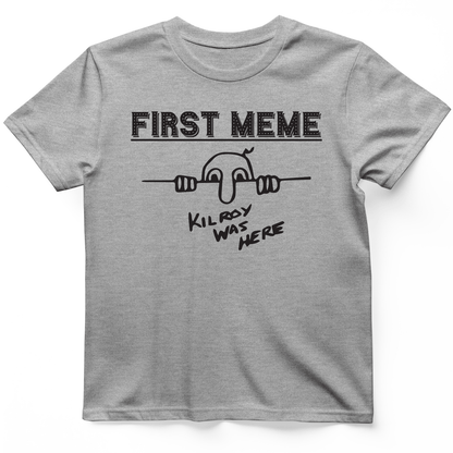 First Meme T-Shirt Sport Grey / S