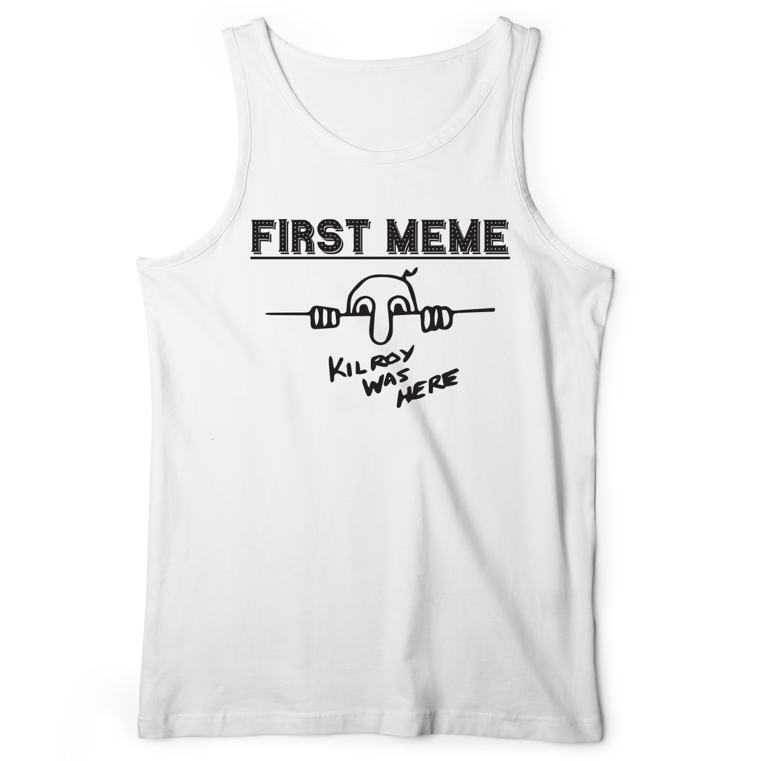 First Meme Tank White / XS