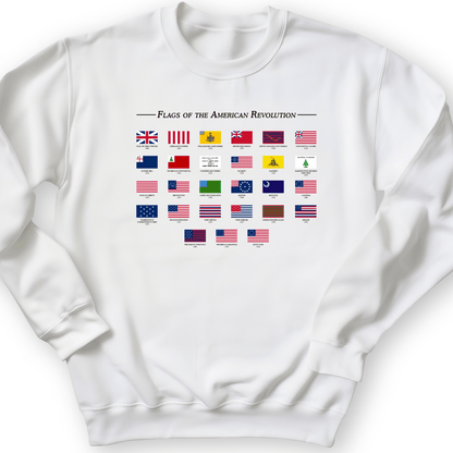 Flags Of The Revolution Crewneck White / S