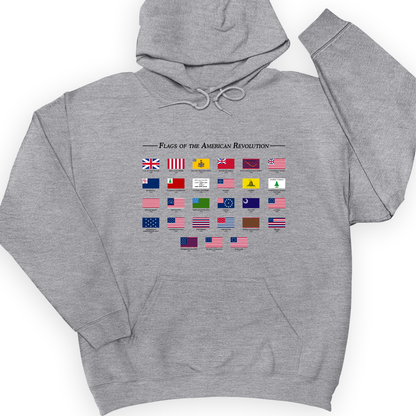 Flags Of The Revolution Hoodie Sport Grey / S