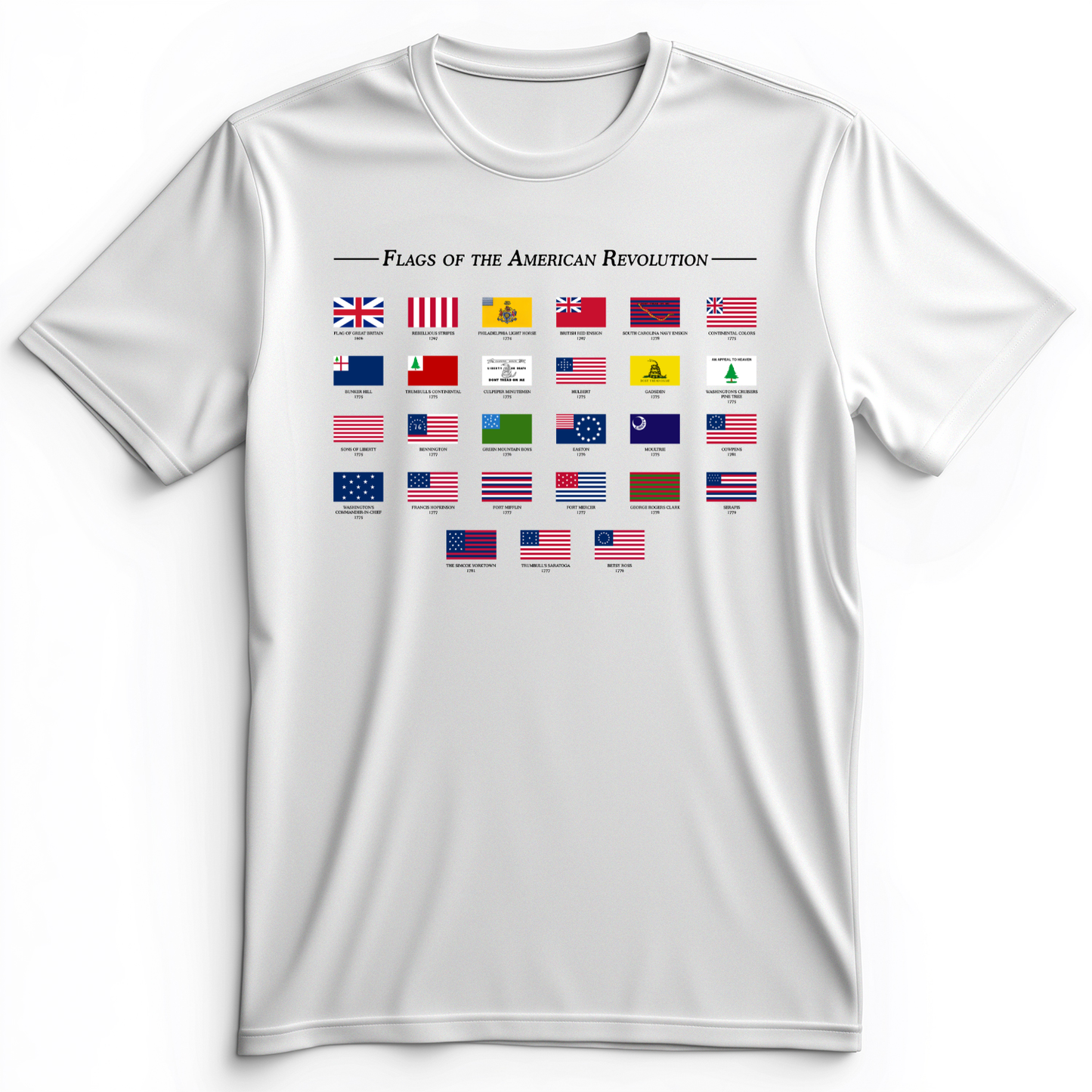 Flags Of The Revolution Premium Tee White / S