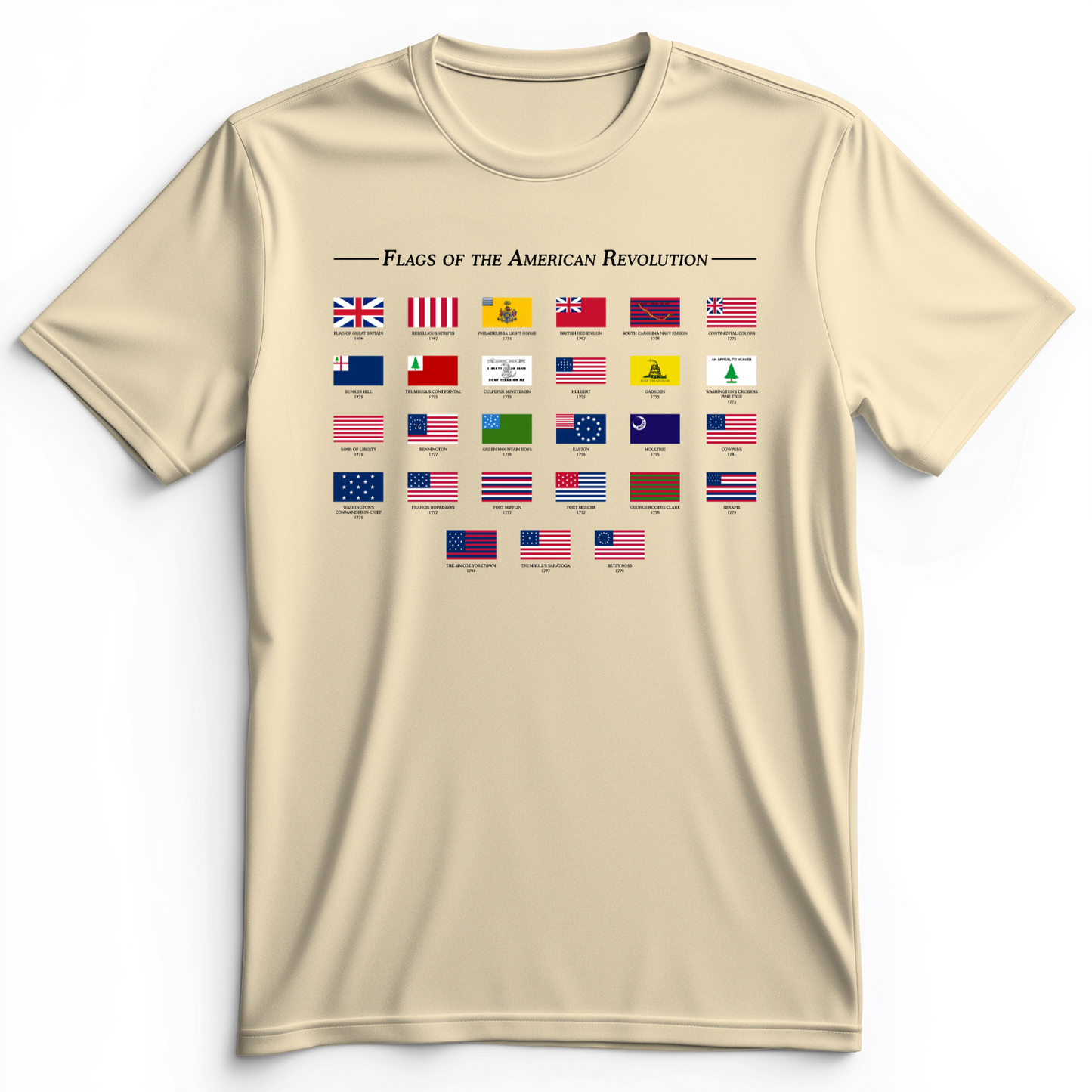 Flags Of The Revolution Premium Tee Natural / S