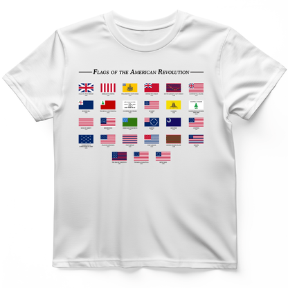 Flags Of The Revolution T-Shirt White / S