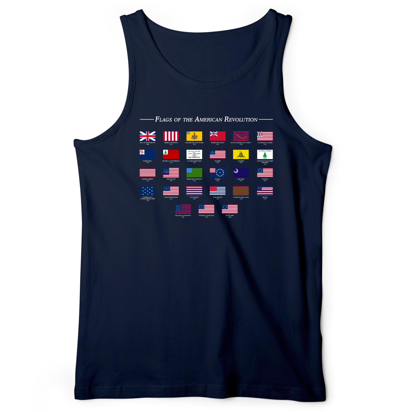 Flags Of The Revolution Tank Navy / XS