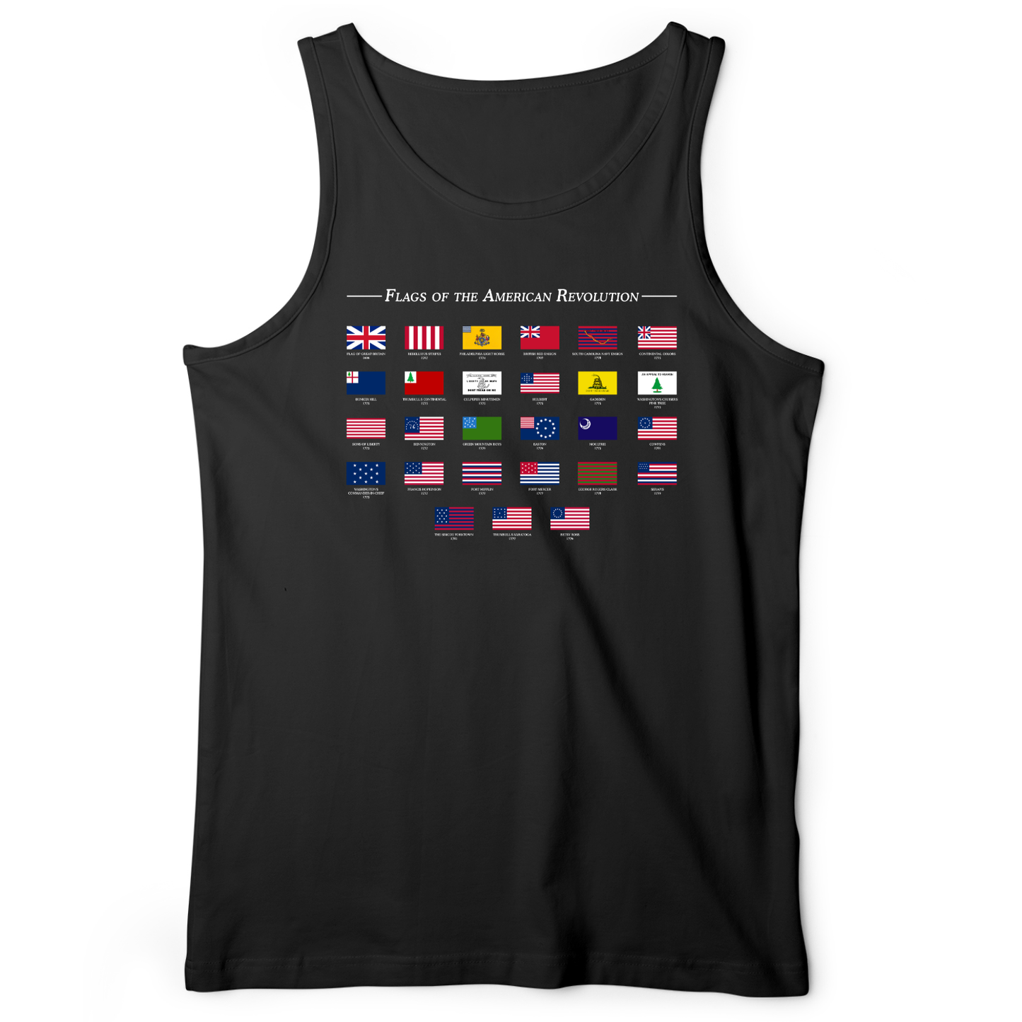 Flags Of The Revolution Tank Black / XS