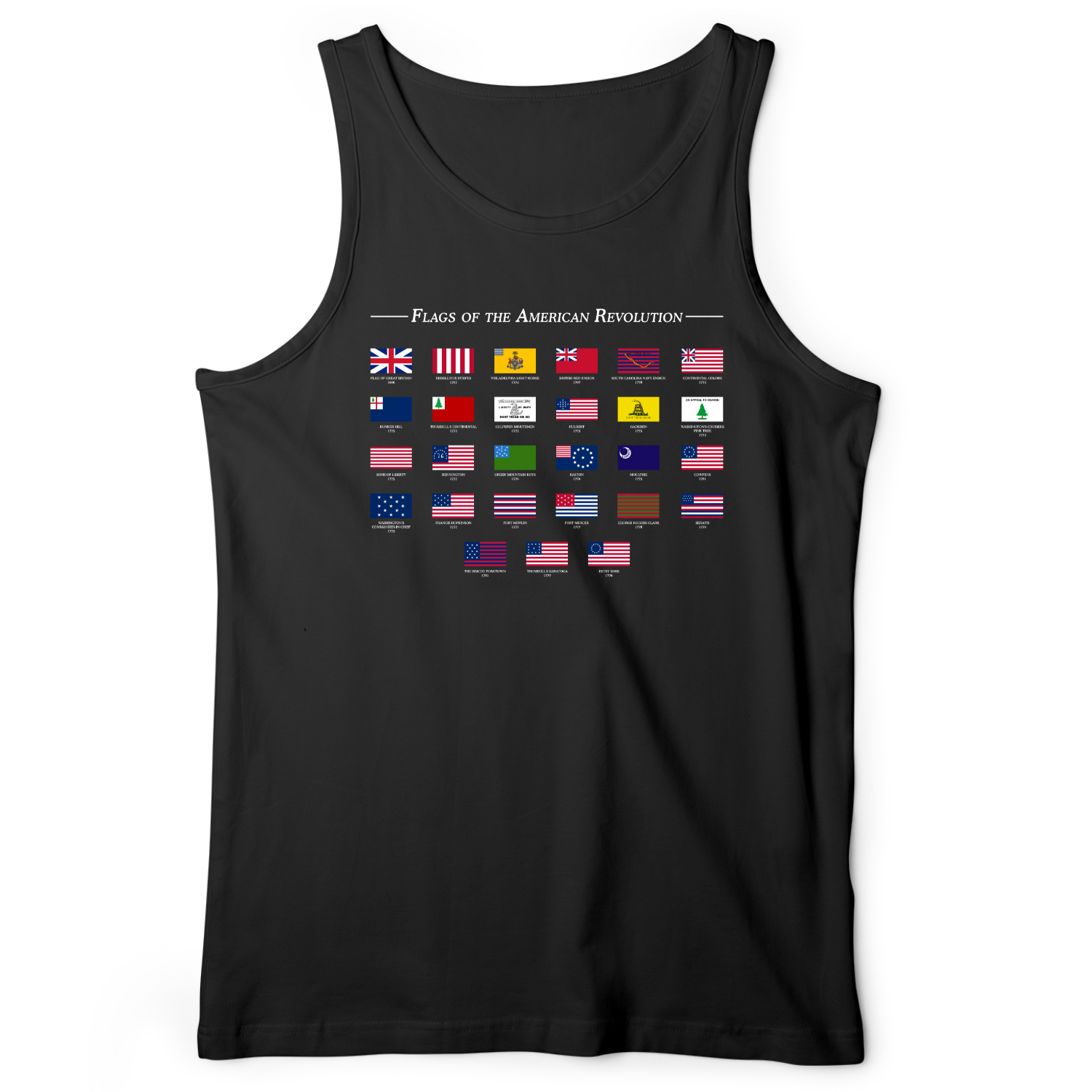 Flags Of The Revolution Tank Black / XS