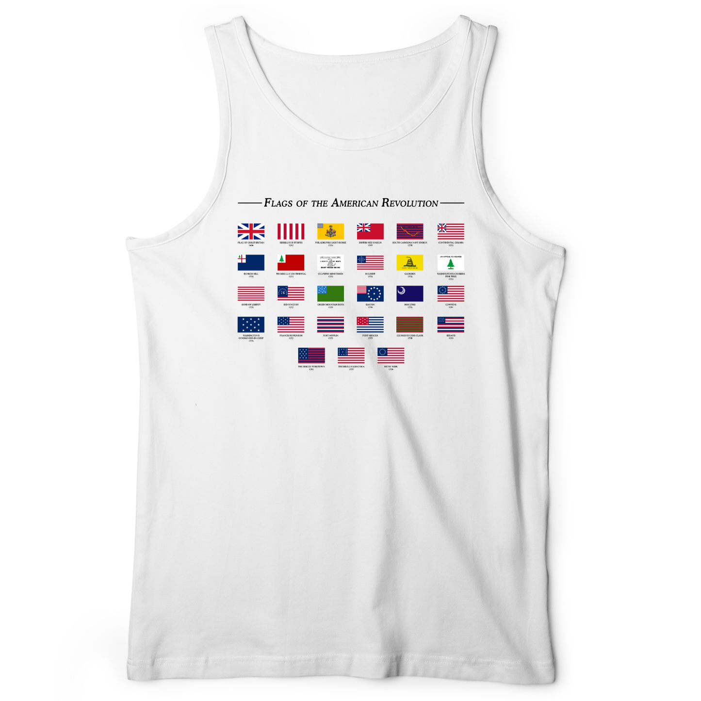 Flags Of The Revolution Tank White / XS