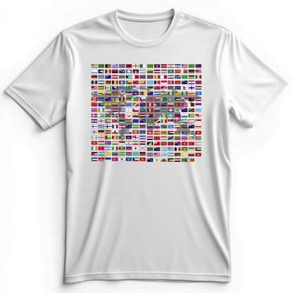 Flags of the World Premium Tee White / S
