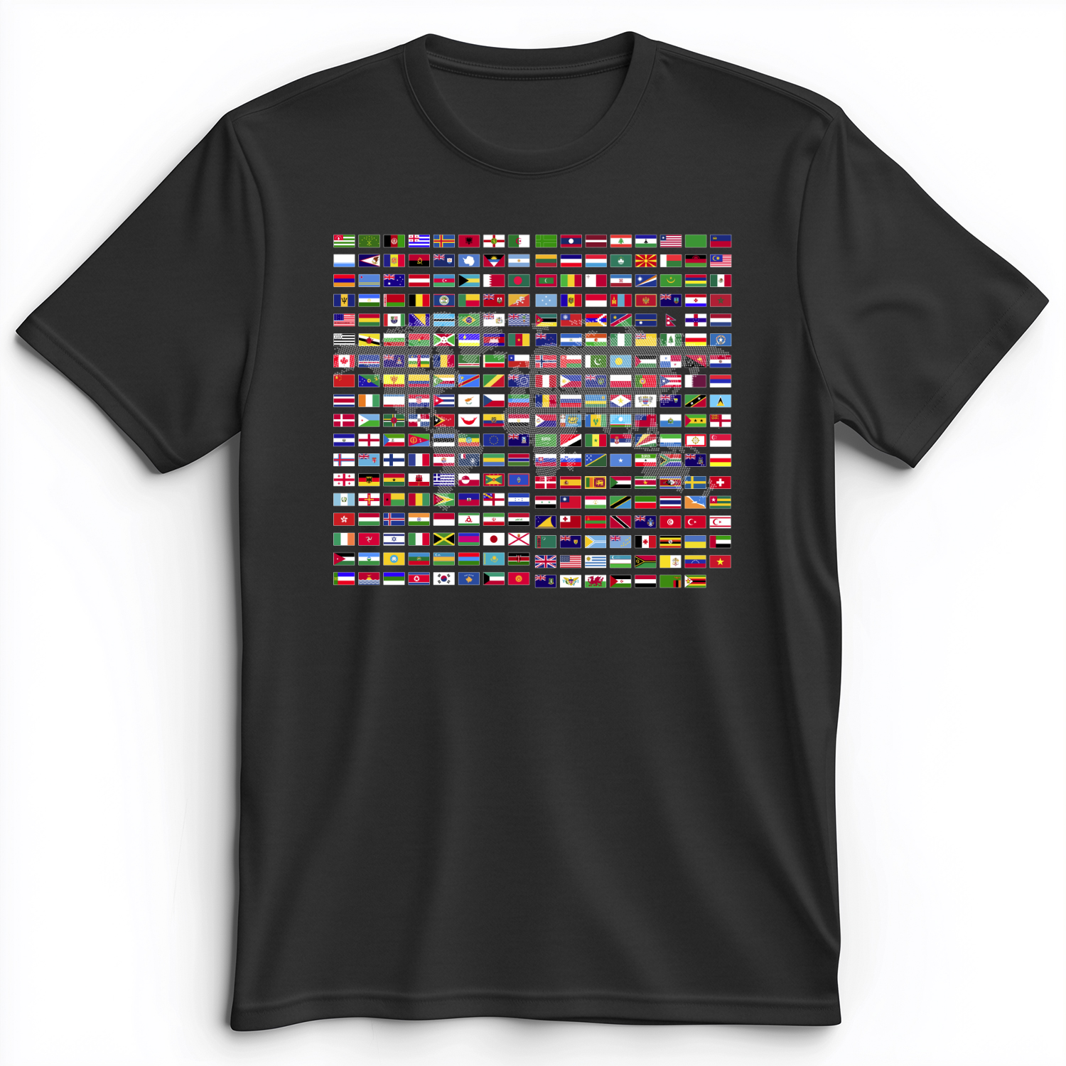 Flags of the World Premium Tee Dark Grey Heather / S